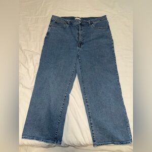 Madewell Wide Leg Crop Jeans